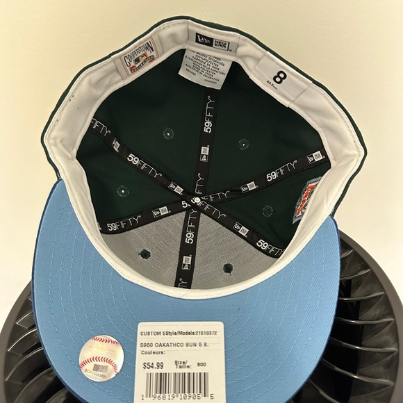 Oakland Athletics Cooperstown Hat Size 8 Fitted - Picture 3 of 5